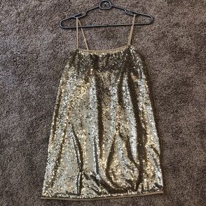 time to shine slip mini dress